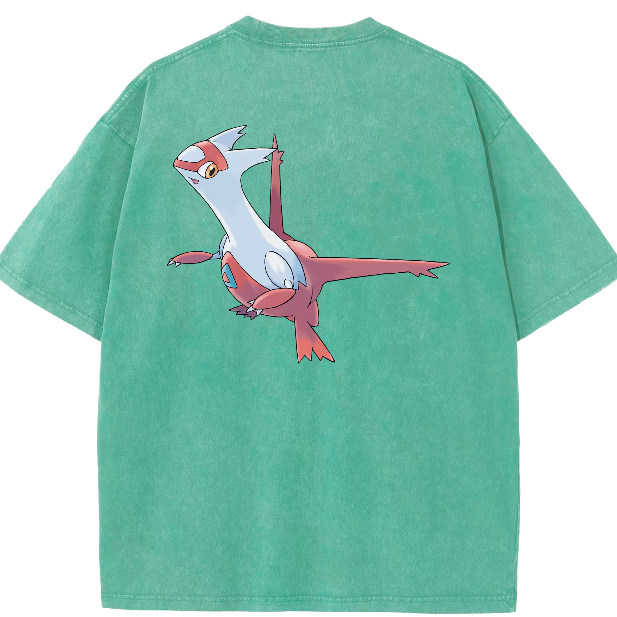 （画像用） ポケットモンスター Pokémon 綿100% ヴィンテージ風 半袖Tシャツ（背面プリント）